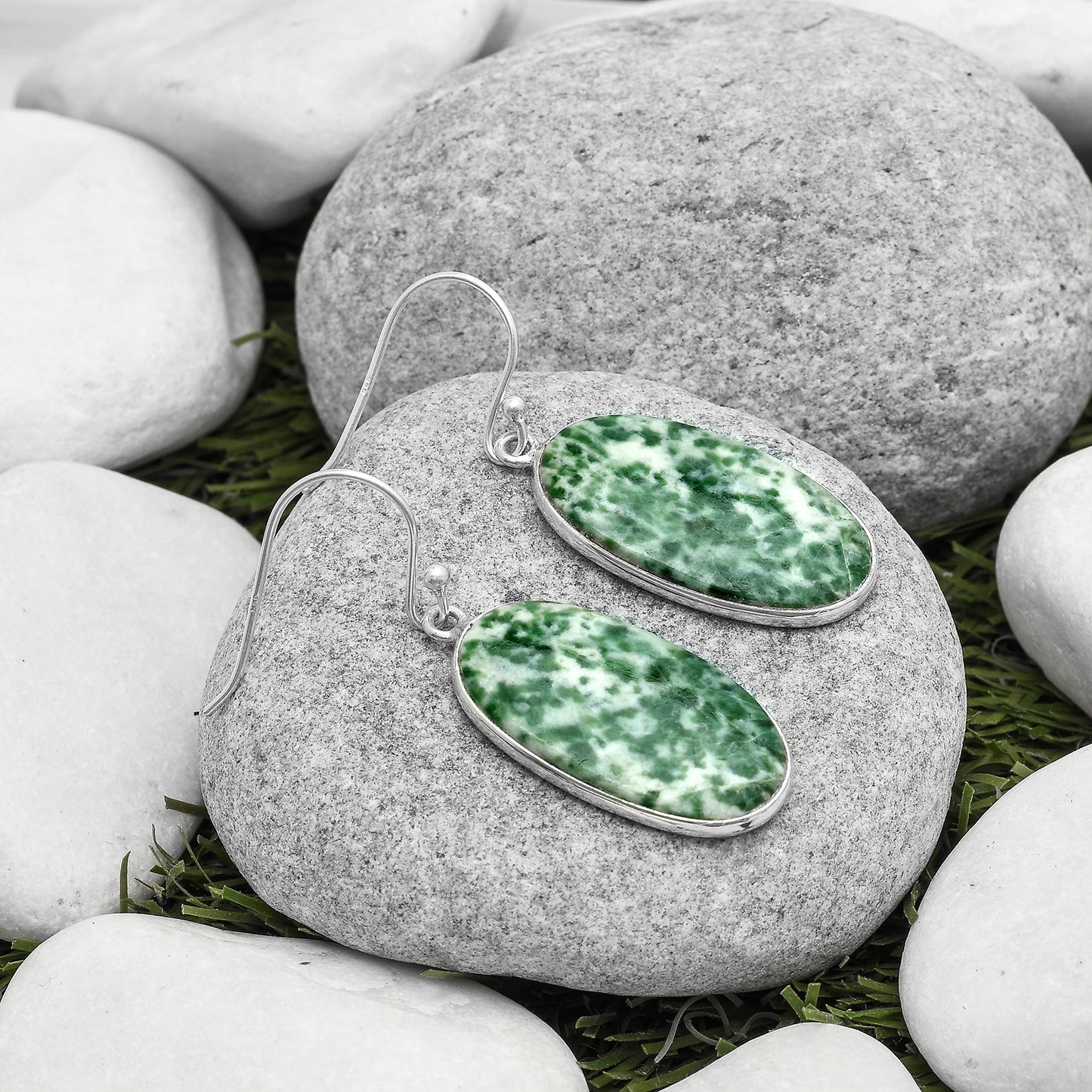 Natural Dioptase Earrings E-1001 SDE67334