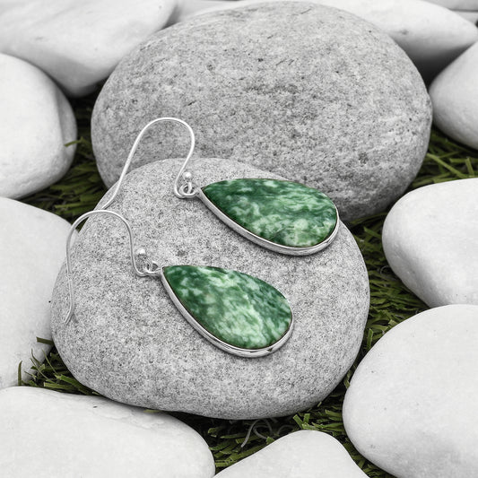 Natural Dioptase Earrings E-1001 SDE67335
