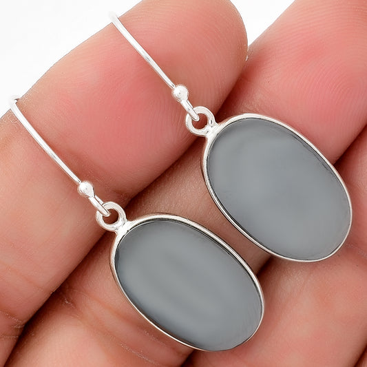 Natural Gunmetal Earrings E-1001 SDE67368