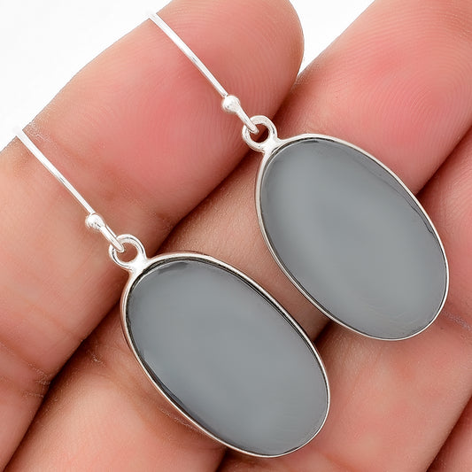 Natural Gunmetal Earrings E-1001 SDE67391