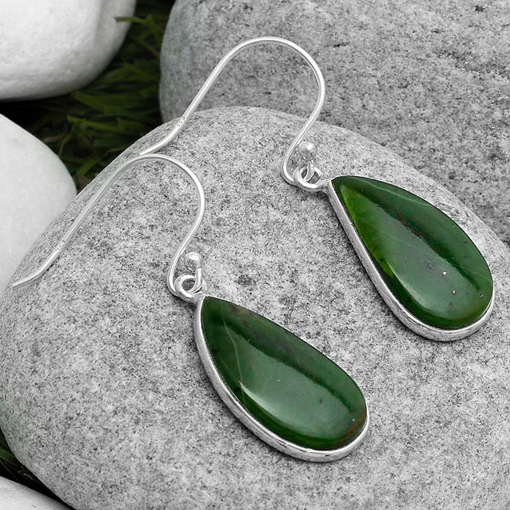 Natural Chrome Chalcedony Earrings E-1001 SDE67498