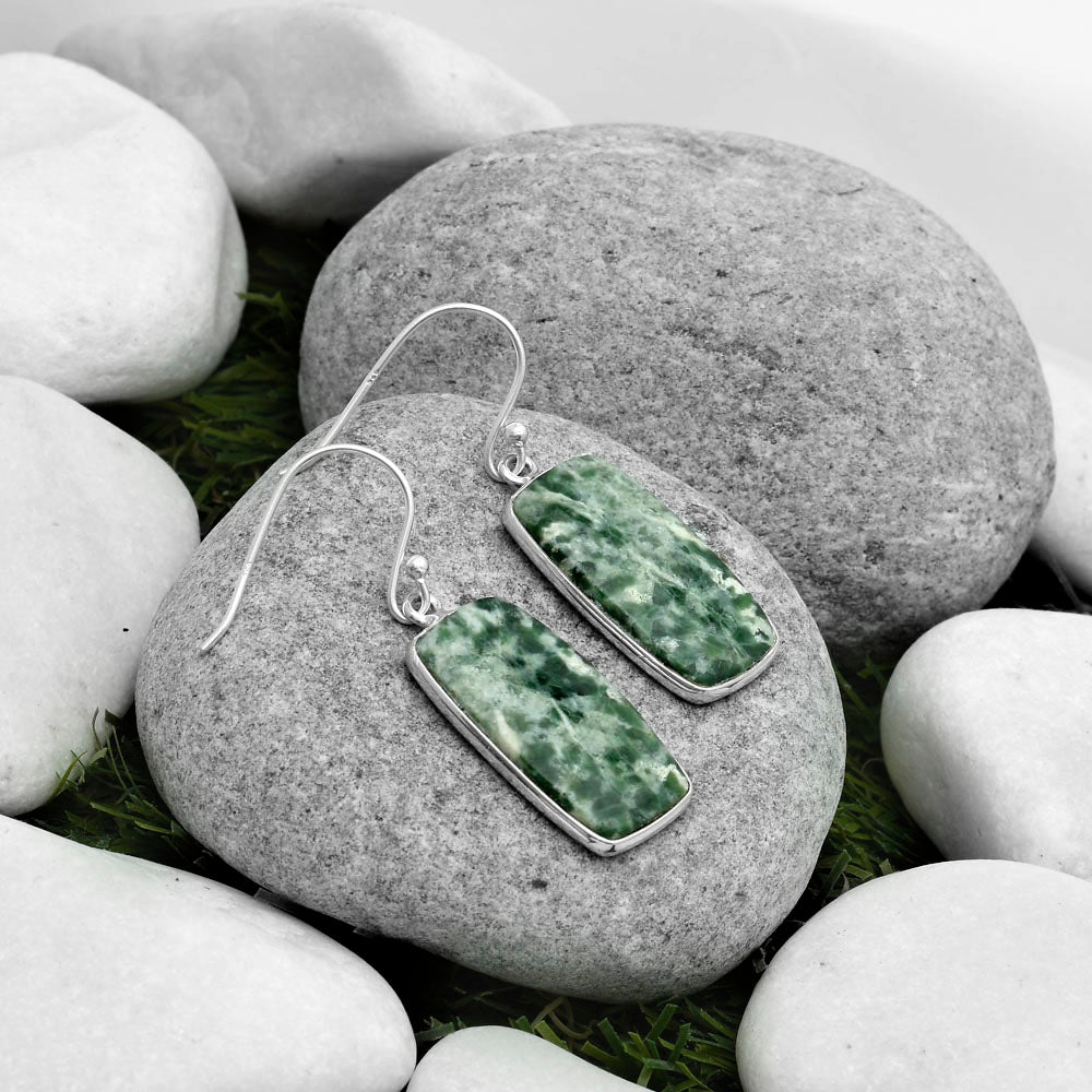 Natural Dioptase Earrings E-1001 SDE67576