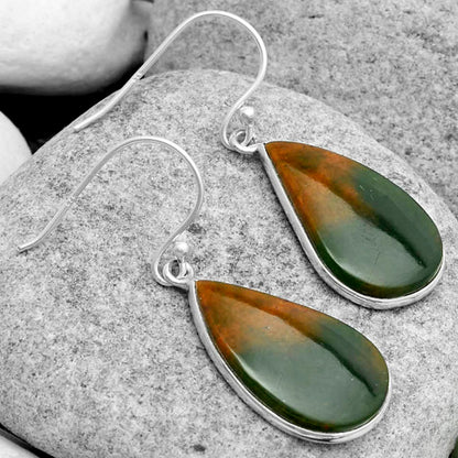 Natural Chrome Chalcedony Earrings E-1001 SDE67605
