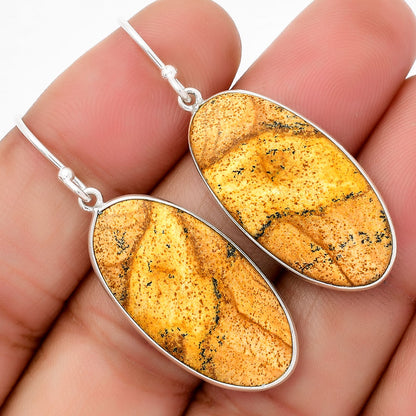 Natural Picture Jasper Earrings E-1001 SDE67695