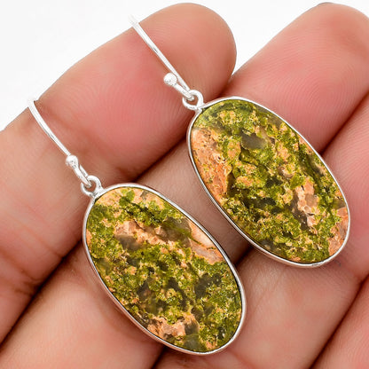 Natural Unakite Earrings E-1001 SDE67702