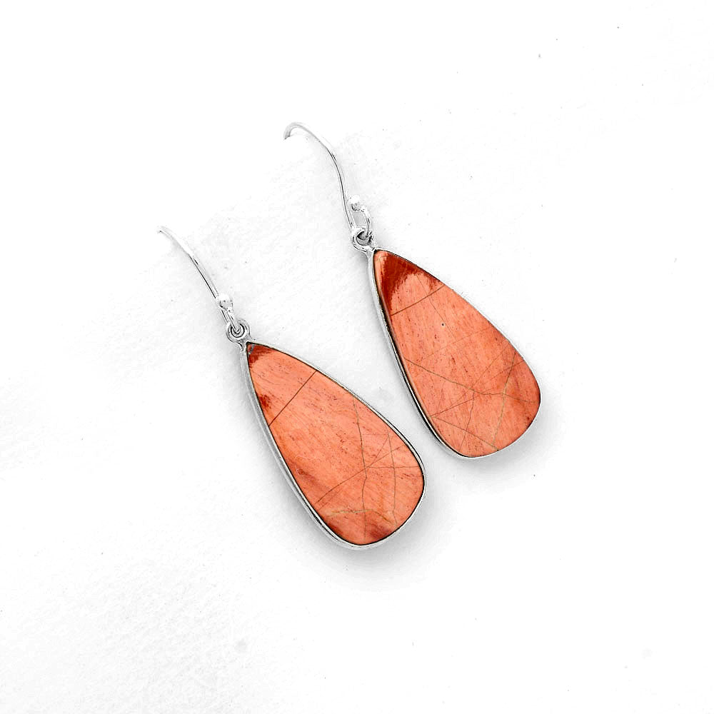 Natural Snake Skin Jasper Earrings E-1001 SDE67859