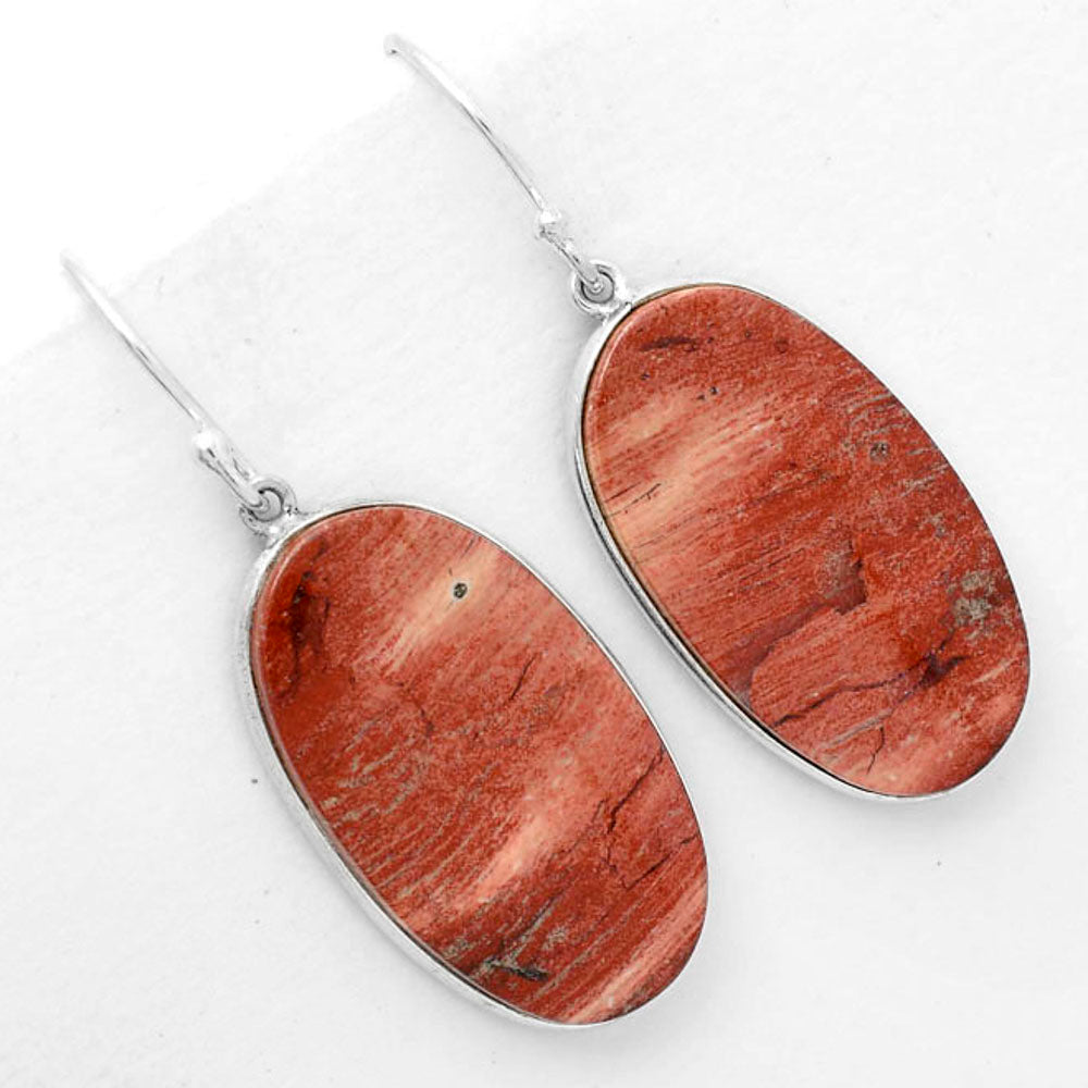 Natural Snake Skin Jasper Earrings E-1001 SDE67870