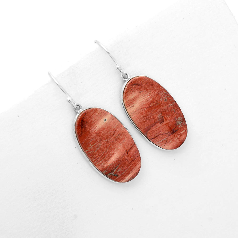 Natural Snake Skin Jasper Earrings E-1001 SDE67870