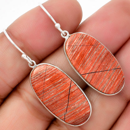 Natural Snake Skin Jasper Earrings E-1001 SDE67872