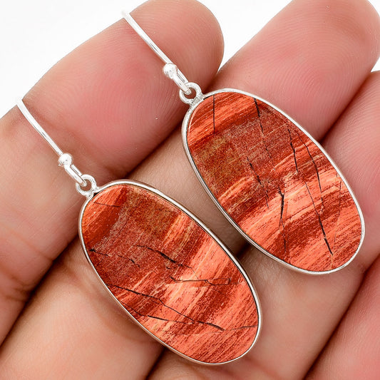 Natural Snake Skin Jasper Earrings E-1001 SDE67876