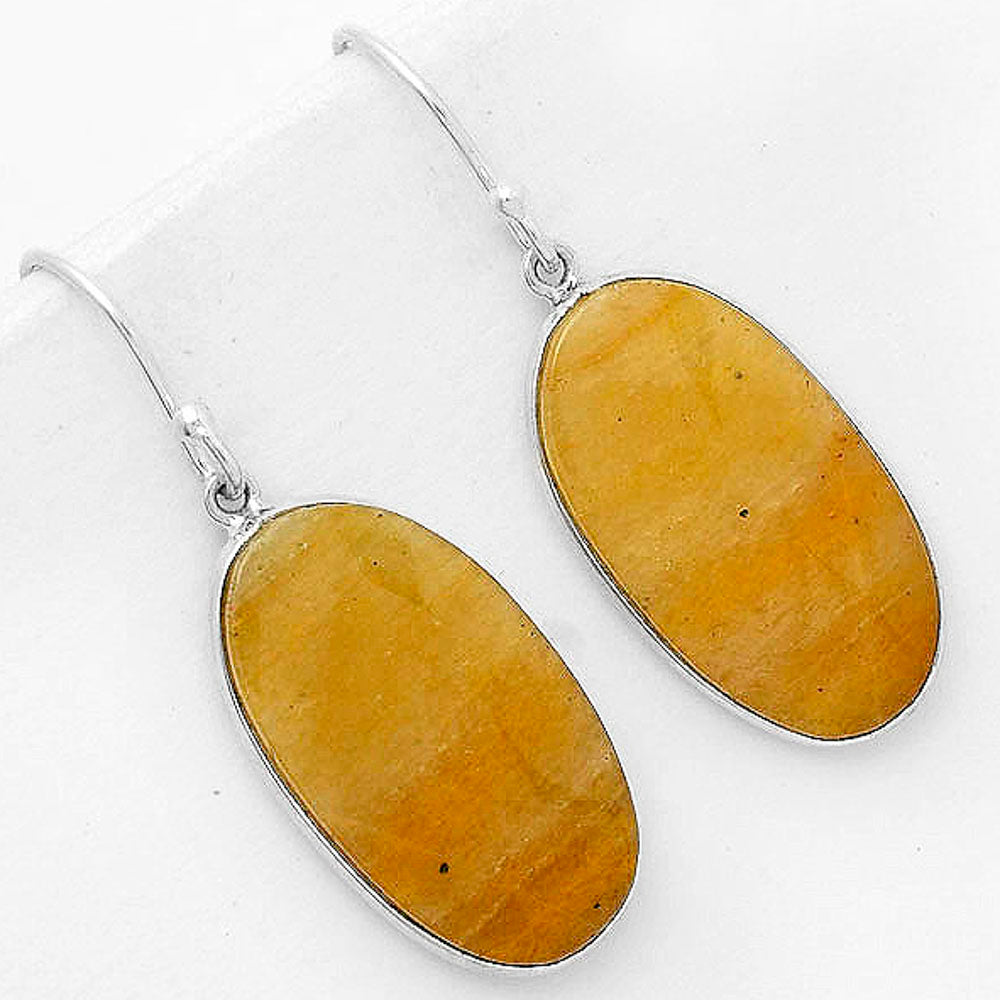 Natural Honey Aragonite Earrings E-1001 SDE67912