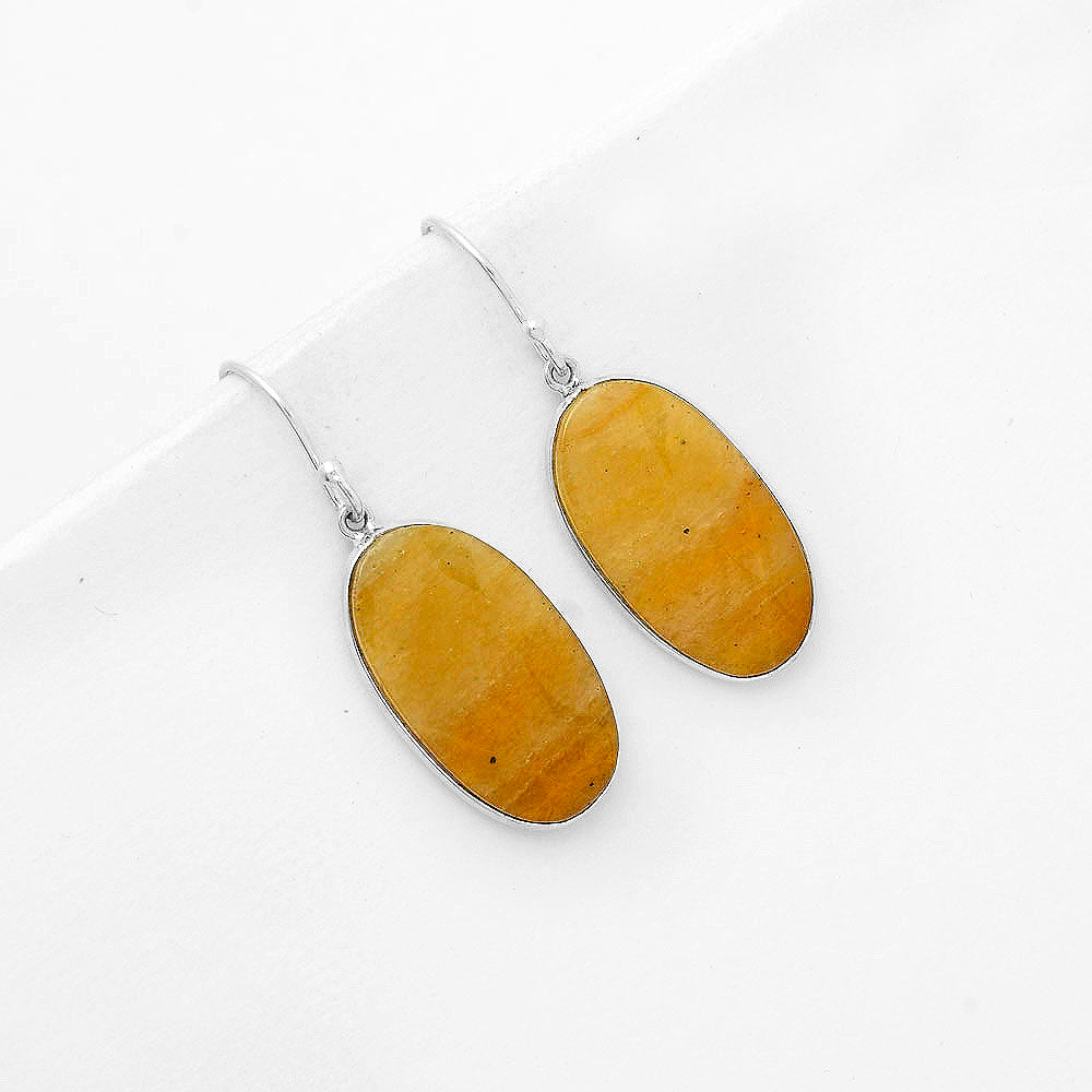 Natural Honey Aragonite Earrings E-1001 SDE67912