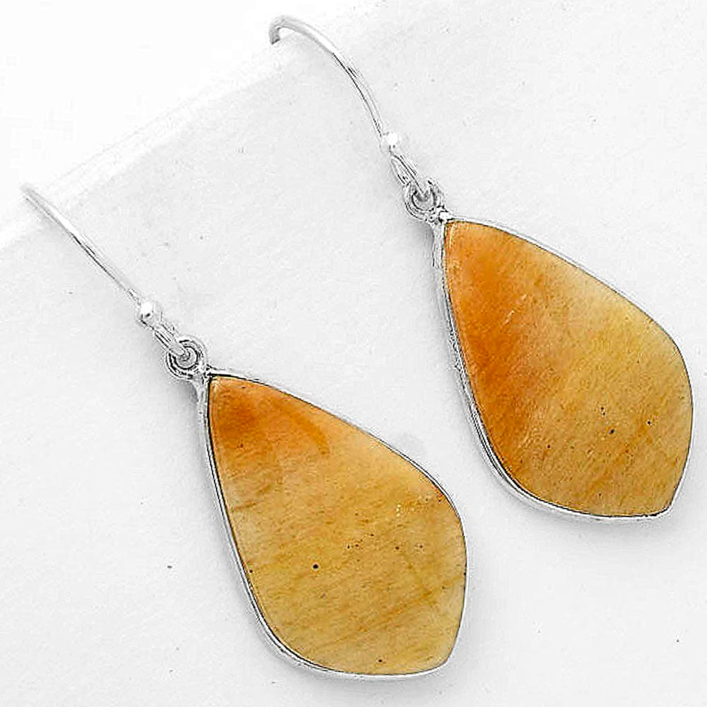 Natural Honey Aragonite Earrings E-1001 SDE67915