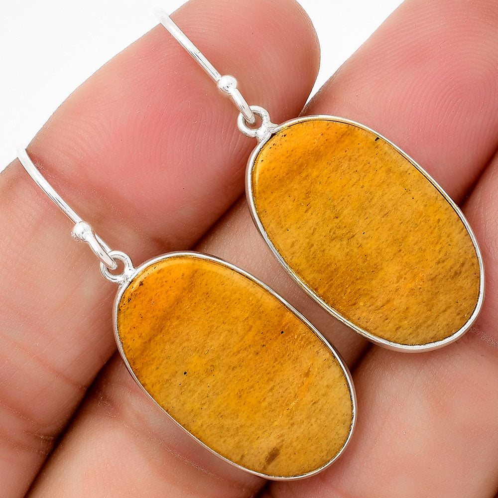 Natural Honey Aragonite Earrings E-1001 SDE67927