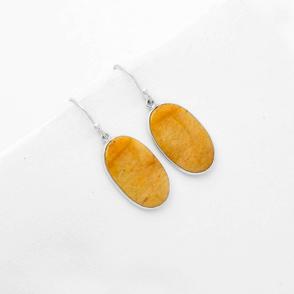 Natural Honey Aragonite Earrings E-1001 SDE67927