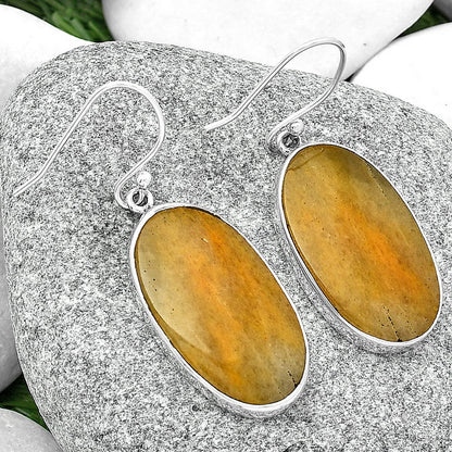 Natural Honey Aragonite Earrings E-1001 SDE68672