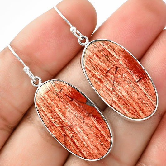 Natural Snake Skin Jasper Earrings E-1001 SDE68690