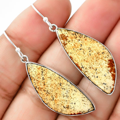 Natural Picture Jasper Earrings E-1001 SDE68724