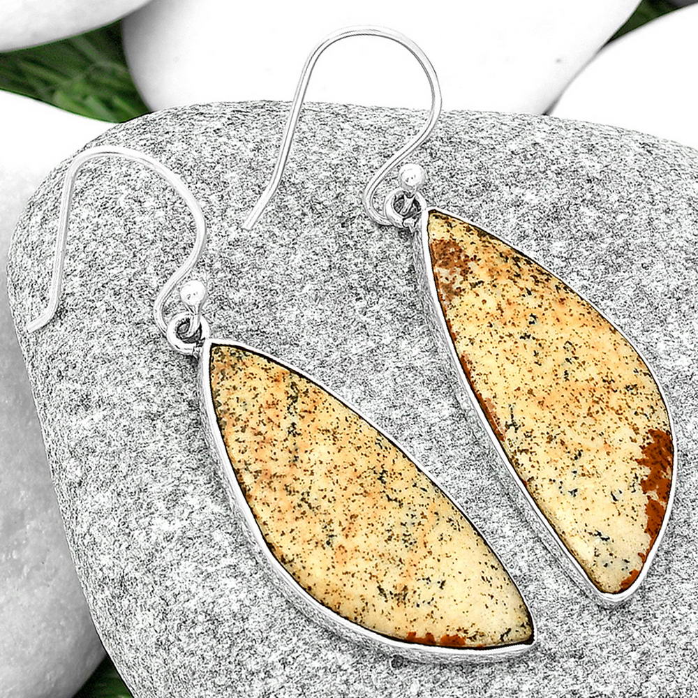 Natural Picture Jasper Earrings E-1001 SDE68724