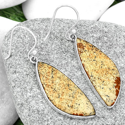 Natural Picture Jasper Earrings E-1001 SDE68724