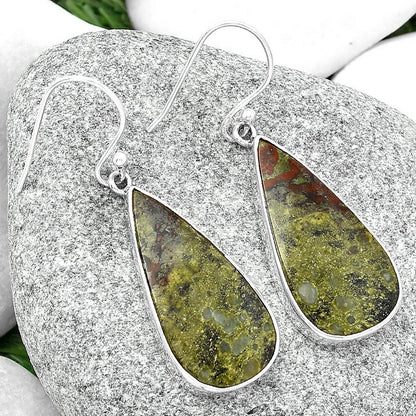 Dragon Blood Stone - South Africa Earrings E-1001 SDE68784