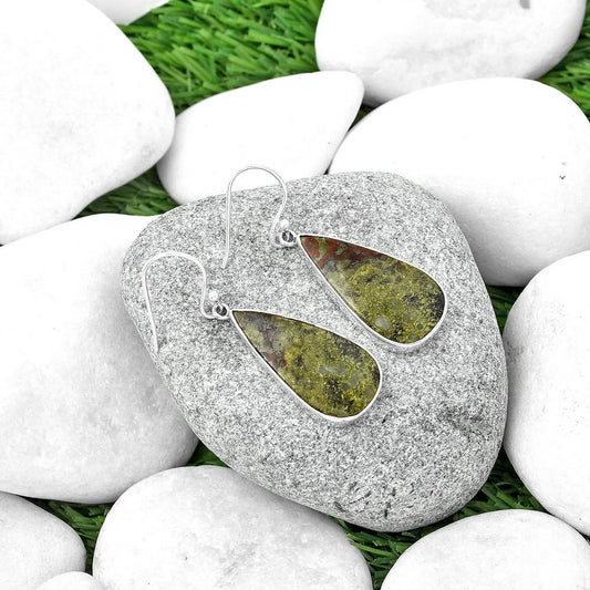 Dragon Blood Stone - South Africa Earrings E-1001 SDE68784