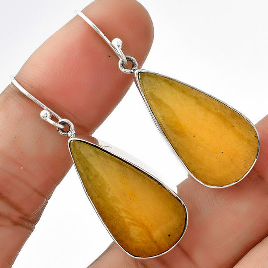 Natural Honey Aragonite Earrings E-1001 SDE68790