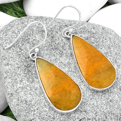 Natural Honey Aragonite Earrings E-1001 SDE68791
