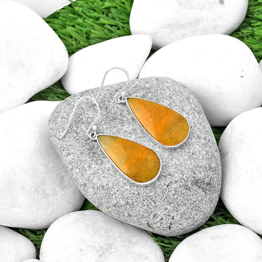 Natural Honey Aragonite Earrings E-1001 SDE68791