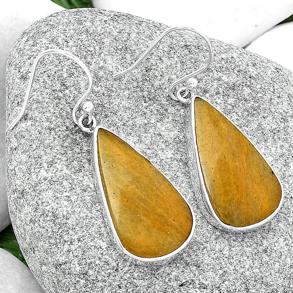 Natural Honey Aragonite Earrings E-1001 SDE68793