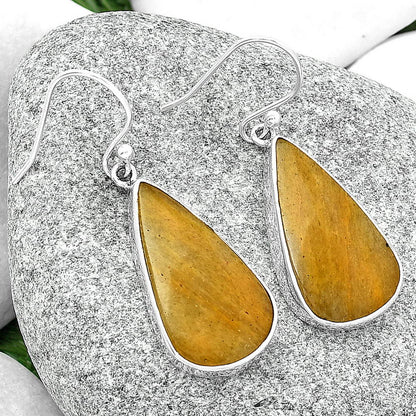 Natural Honey Aragonite Earrings E-1001 SDE68793