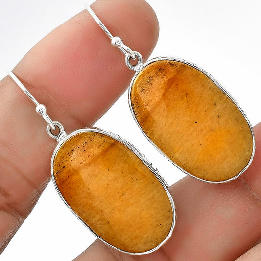 Natural Honey Aragonite Earrings E-1001 SDE68801