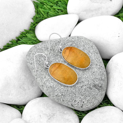 Natural Honey Aragonite Earrings E-1001 SDE68801