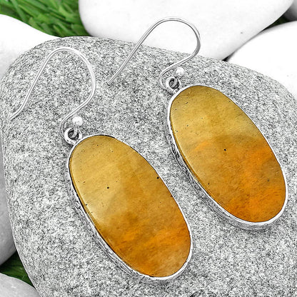 Natural Honey Aragonite Earrings E-1001 SDE68816