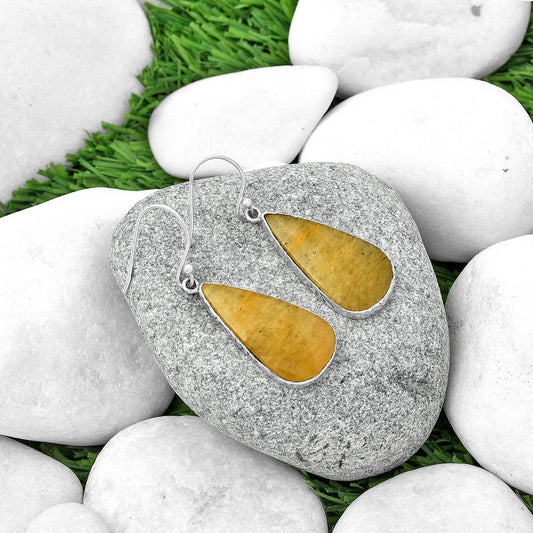 Natural Honey Aragonite Earrings E-1001 SDE68836