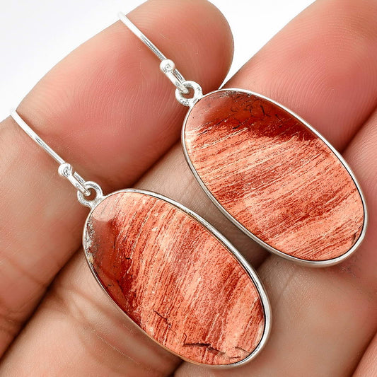 Natural Snake Skin Jasper Earrings E-1001 SDE68901