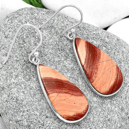 Natural Snake Skin Jasper Earrings E-1001 SDE68902