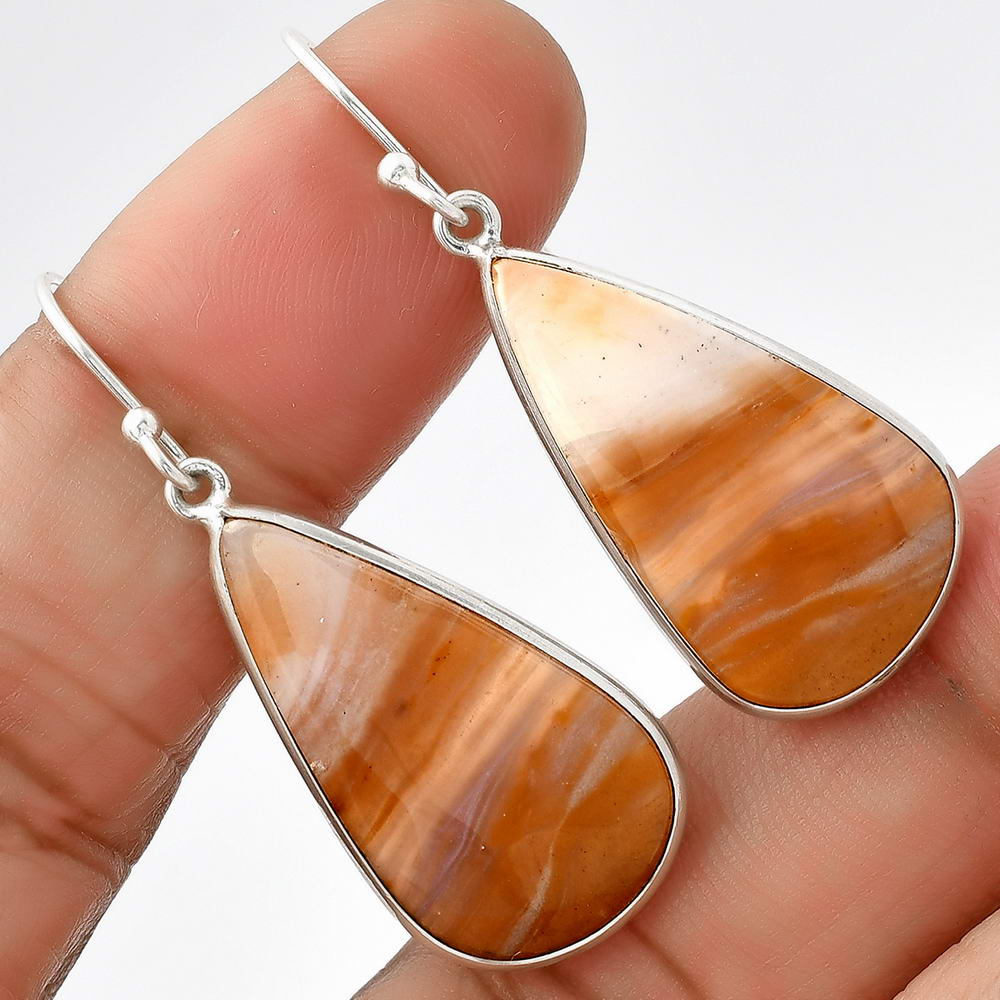 Natural Imperial Dedise Jasper Earrings E-1001 SDE69136