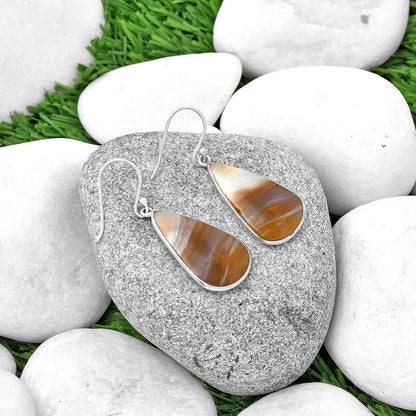Natural Imperial Dedise Jasper Earrings E-1001 SDE69136
