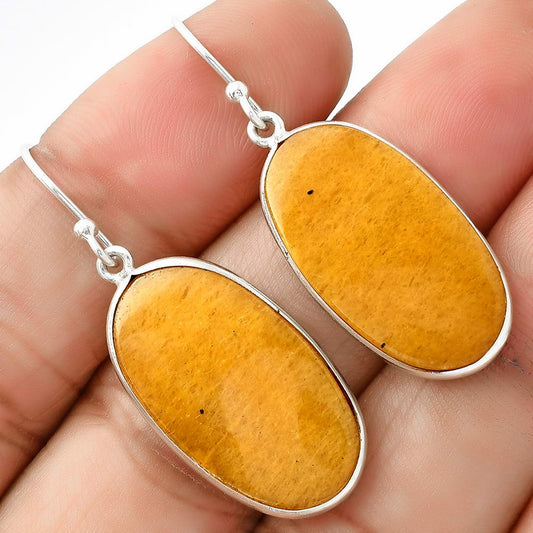 Natural Honey Aragonite Earrings E-1001 SDE69150