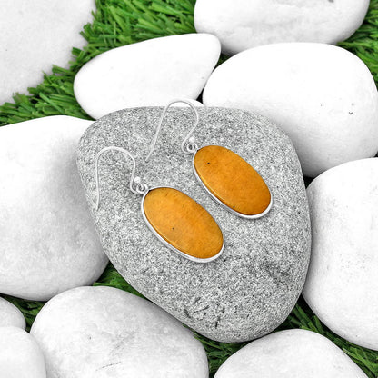 Natural Honey Aragonite Earrings E-1001 SDE69150