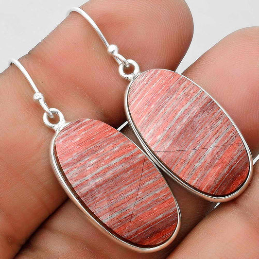 Natural Snake Skin Jasper Earrings E-1001 SDE69338