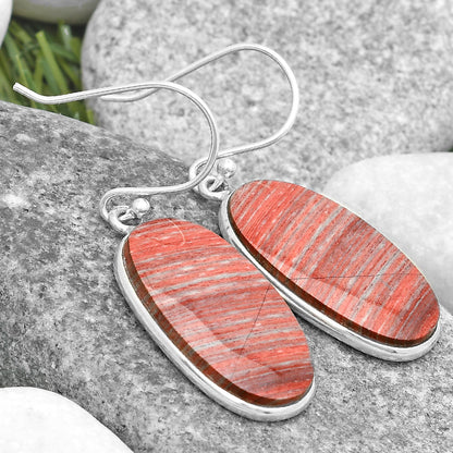 Natural Snake Skin Jasper Earrings E-1001 SDE69338