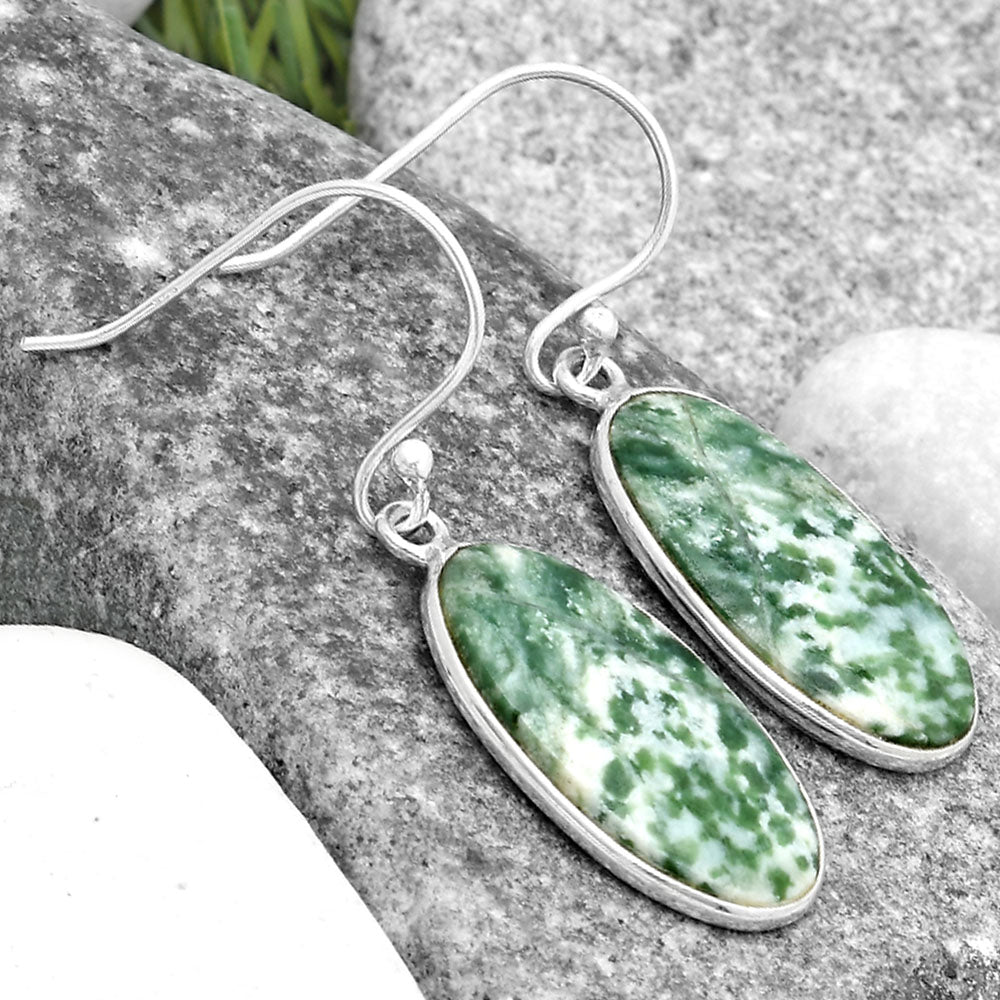 Natural Dioptase Earrings E-1001 SDE69402