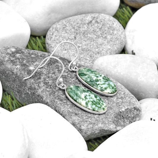 Natural Dioptase Earrings E-1001 SDE69402