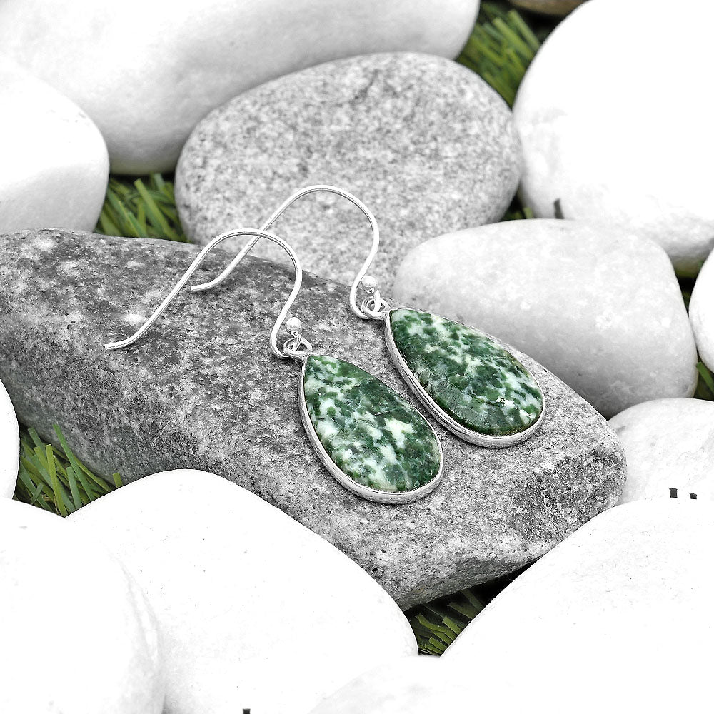 Natural Dioptase Earrings E-1001 SDE69415