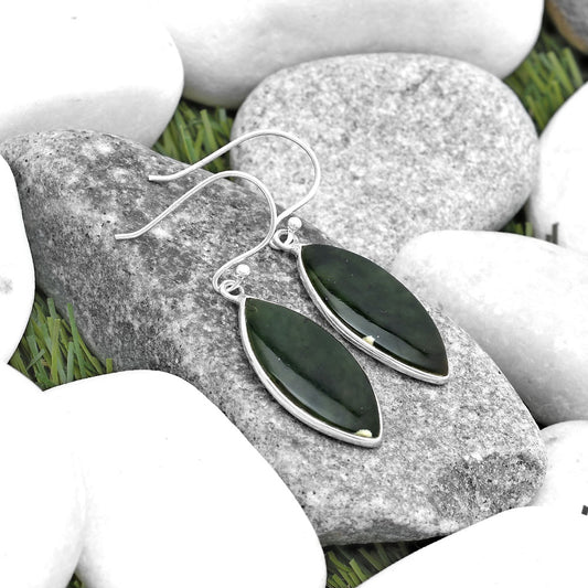 Natural Chrome Chalcedony Earrings E-1001 SDE69456