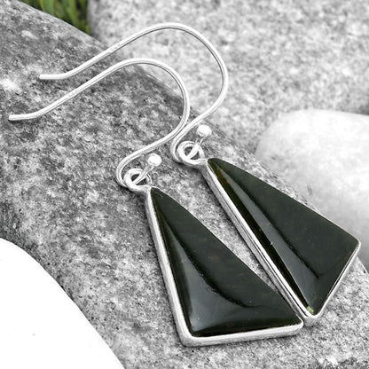 Natural Chrome Chalcedony Earrings E-1001 SDE69571