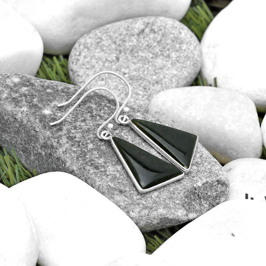 Natural Chrome Chalcedony Earrings E-1001 SDE69571