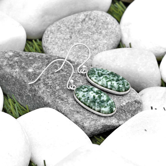 Natural Dioptase Earrings E-1001 SDE69592